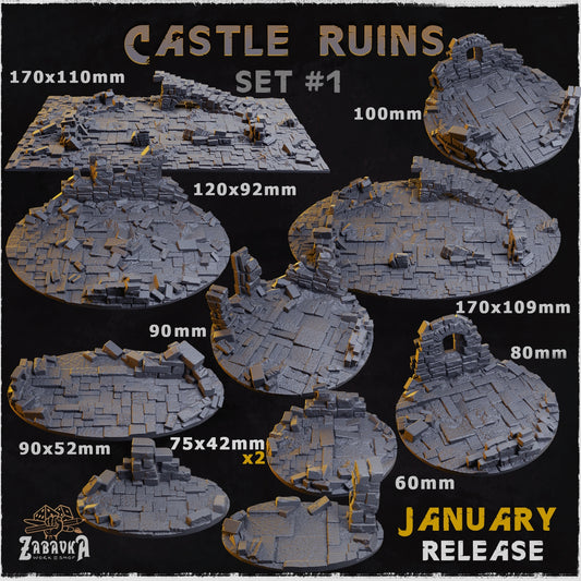 Castle Ruins bases - Zabavka Workshop