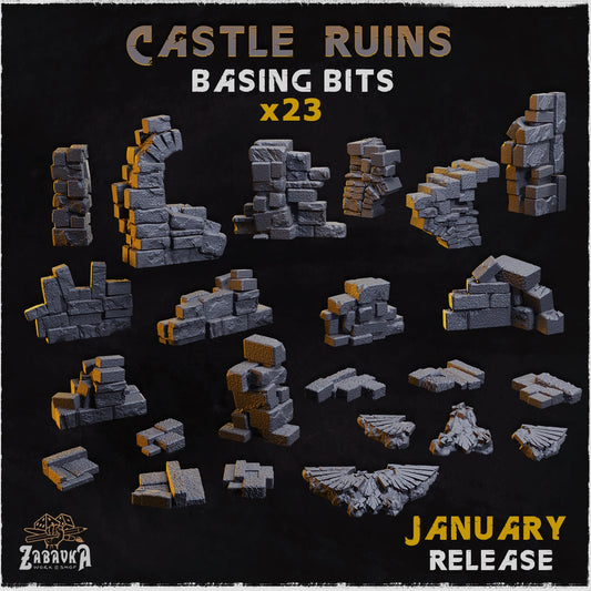 Castle Ruins basing bits- Zabavka Workshop