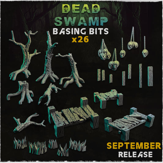 Dead swamp basing bits - Zabavka Workshop