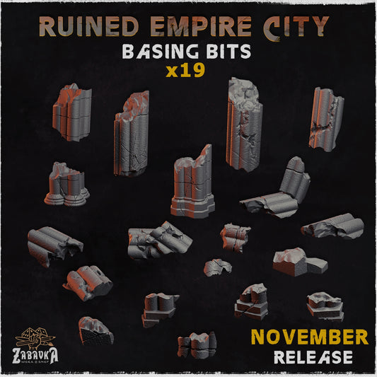 Ruined Empire City basing bits - Zabavka Workshop