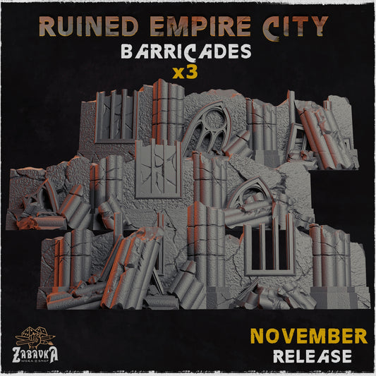 Ruined Empire City Barricades - Zabavka Workshop