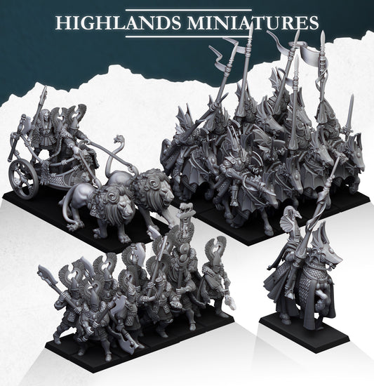 Aegean Elves December 24 set- Highlands Miniatures