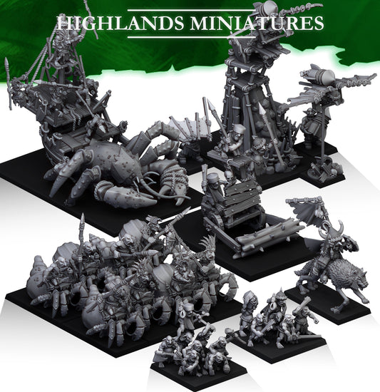 Steppe Goblins May 24 set - Highlands Miniatures