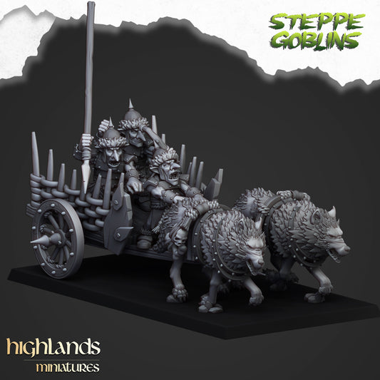 Steppe Goblin Chariot - Highlands Miniatures