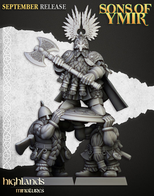 Dwarf King Ulric of Thrym-Heim - Highlands Miniatures