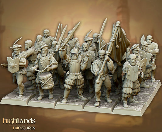 Sunland Imperial Troops 20x - Highlands Miniatures