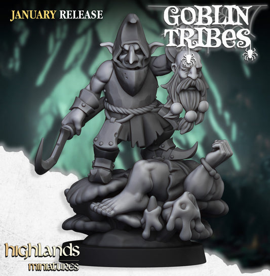 Swamp Goblin Boss - Highlands Miniatures